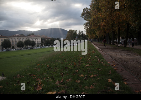 Panoramica di Piazza anfiteatro Stockfoto