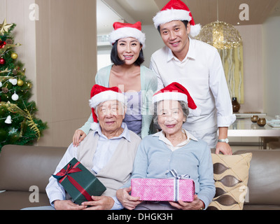 Asiatische Familienglück Stockfoto