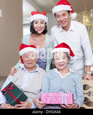 Asiatische Familienglück Stockfoto