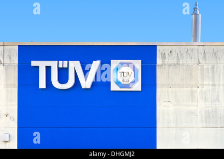 Deutschen TÜV Station. Stockfoto