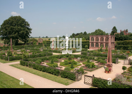 Elisabethanischen Garten Kenilworth Castle EH Warwickshire England UK Stockfoto