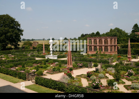 Elisabethanischen Garten Kenilworth Castle EH Warwickshire England UK Stockfoto