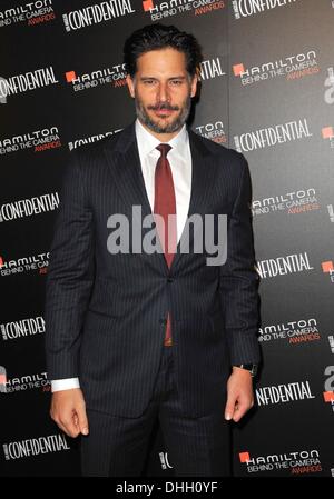 Los Angeles, CA, USA. 10. November 2013. Joe Manganiello im Ankunftsbereich für das 7. jährlichen Hamilton hinter The Camera Awards, The Ebell von Los Angeles, Los Angeles, CA 10. November 2013. © Dee Cercone/Everett Collection/Alamy Live-Nachrichten Stockfoto