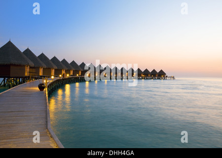 Insel im Ozean, Malediven Stockfoto