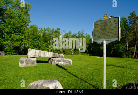 Dorset Vermont älteste Marmor-Steinbruch in den USA gründete im Jahre 1785 den Dorset Steinbruch Marmor Stockfoto