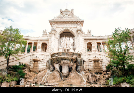 Das Palais Longchamp, Denkmal von Marseille, Frankreich Stockfoto