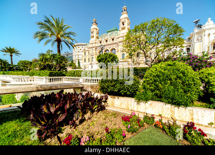 Casino von Monte Carlo und Opernhaus Stockfoto