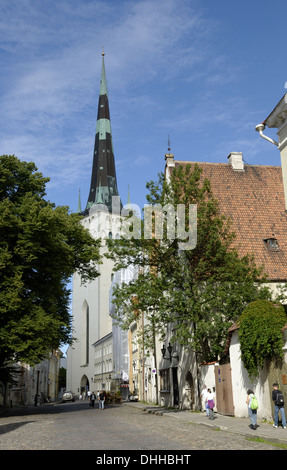 St. Olafs-Kirche in Tallinn Stockfoto