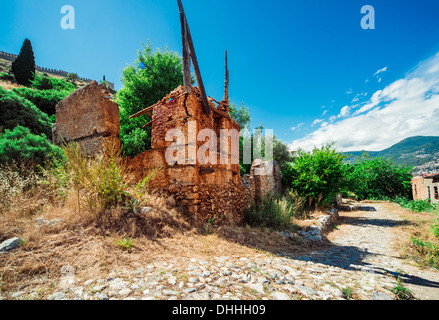 Kizil Kule (roter Turm). Alanya, Türkei Stockfoto