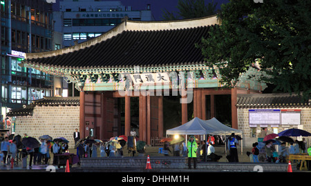 Südkorea, Seoul, Deoksugung Palast, Stockfoto