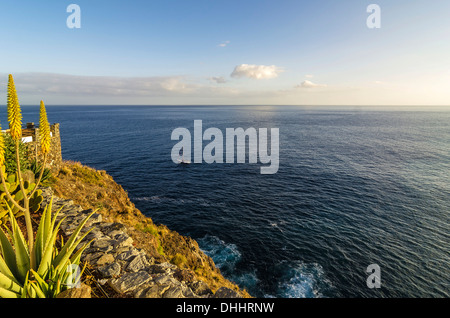 Küste, Laguna de Santiago, La Gomera, Kanarische Inseln, Spanien Stockfoto