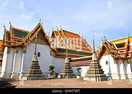 Pagode im Tempel Wat Pho, Bangkok Thailand Stockfoto