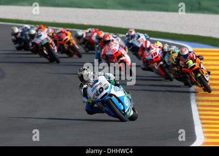 Valencia, Spanien GP Generali De La Comunitat Valenciana Moto 2-Rennen. 10. November 2013. Pol Espargaro (Spanier Pons Racing PONS KALEX) Credit: Action Plus Sport/Alamy Live News Stockfoto