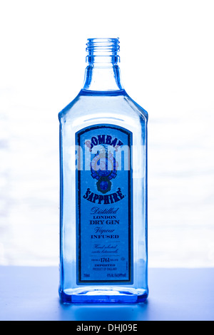 Bombay Sapphire gin Stockfoto