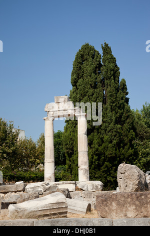 Die antike Agora von Kos, die Insel Kos, Griechenland. Stockfoto