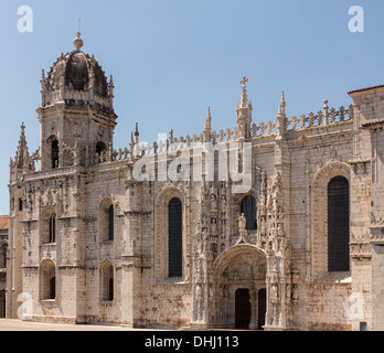 Hieronymus-Kloster in Belém in der Nähe von Lissabon, Portugal Stockfoto