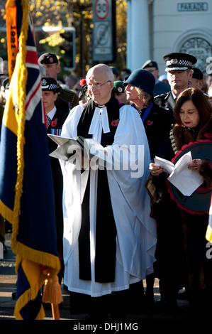 Remembrance Sunday Service, Leamington Spa UK Stockfoto