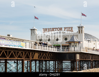 Brighton Pier, Sussex, England, UK Stockfoto