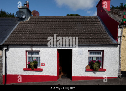 Der "sterbenden Mann House" aus "The Quiet Man" film, Cong, County Mayo, Irland Stockfoto