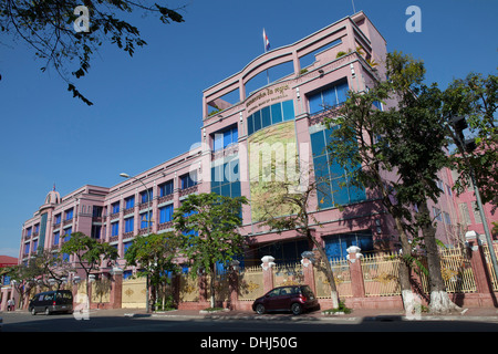 Gebäude der Nationalbank von Kambodscha, Phnom Penh, Hauptstadt von Kambodscha, Asien Stockfoto