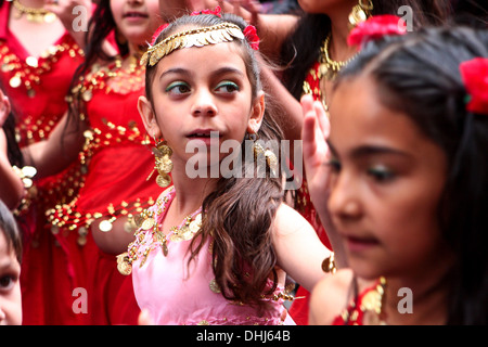 Khamoro ethnischen Gypsy Festival in Prag. Sinti und Roma in den Straßen von Prag, Tschechische Republik Stockfoto