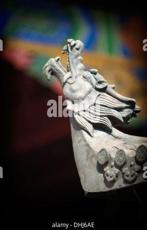 Steinstatue, Fengdu, China Stockfoto