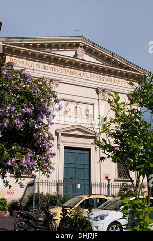 Kirche des Hl. Johannes von Malva in Trastevere - San Giovanni della Malva in Trastevere, Trastevere, Rom, Italien Stockfoto