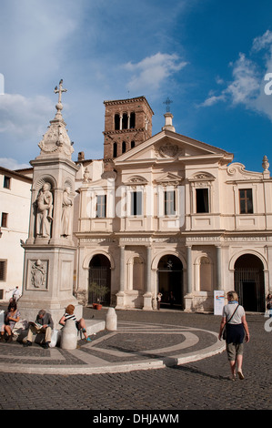 Basilica di San Bartolomeo Gründung auf der Tiberinsel, Rom, Italien Stockfoto