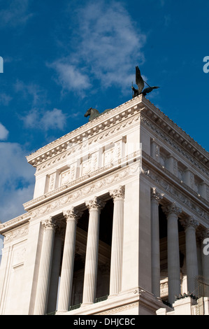 Monument von Vittorio Emanuele II, Rom, Italien Stockfoto