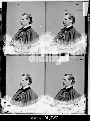 Ein militärischer Ballonist, der an der Halbinsel-Kampagne von 1862 teilnahm, einer frühen Nutzung der Luftaufklärung während des Amerikanischen Bürgerkriegs. Stockfoto