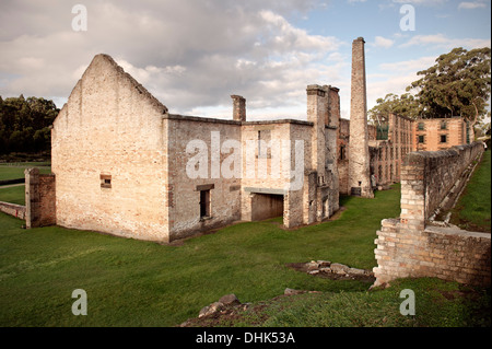 Ruinen der Strafanstalt in Port Arthur, Gefängnis, historische Stätte, Tasmanien, Australien Stockfoto