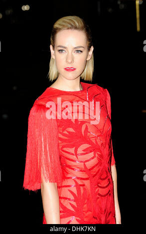 London, UK. 11. November 2013. Jena Malone besucht die Weltpremiere von die Tribute von Panem: bei der Odeon Leicester Square in London 11.11.2013 Feuer fangen. © Peter Phillips/Alamy Live-Nachrichten Stockfoto