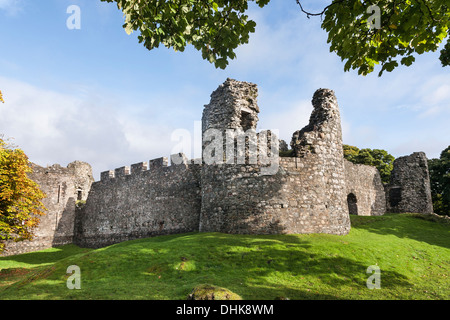 Alten Inverlochy Castle in Fort William in den Highlands von Schottland. Stockfoto