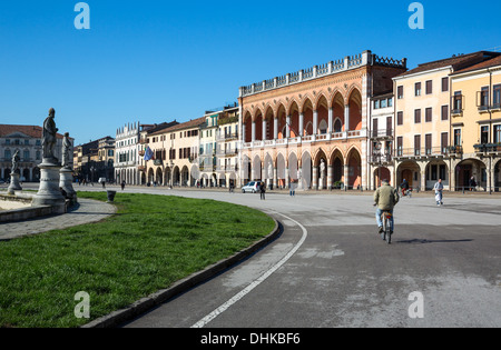 Veneto, Padua, dem Prato Della Valle-Platz Stockfoto