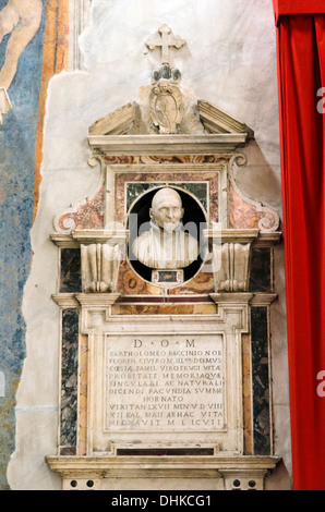 Schrein des Bartolomeo Baccini in der Kirche Aracoeli - Rom, Italien Stockfoto