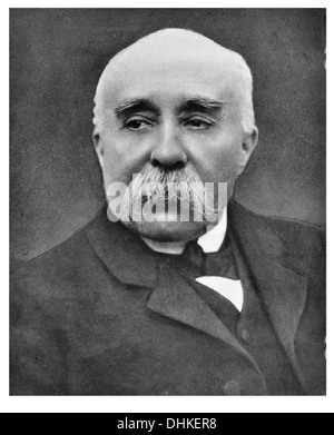 Georges Benjamin Clemenceau Französisch Staatsmann, der die Nation in den ersten Weltkrieg führte Stockfoto