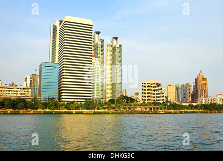 Blick auf die Stadt von Bangkok, Thailand Stockfoto