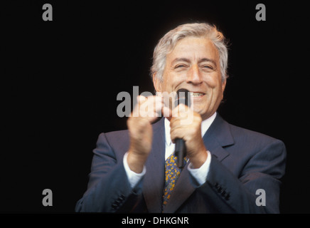 TONY BENNETT amerikanische Sängerin bei Glastonbury im Jahr 1998. Foto Martin Norris Stockfoto