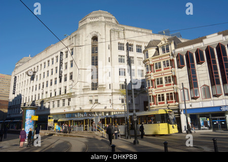 Debenhams speichern in Machester an der Market Street neben Piccadilly Gardens. Stockfoto