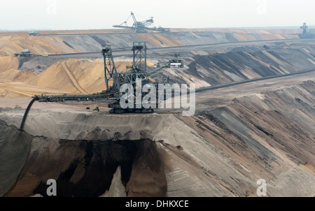 Tagebau Zeche Stockfoto