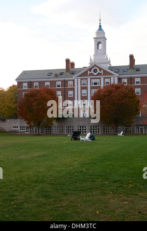 Historic Mauren Hall in Cambridge, MA, USA, jetzt Teil von der Harvard-Student Häuser Cabot und Pforzheimer. Stockfoto