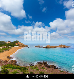 Cala Pregonda in Menorca im Balearischen Inseln es Mercadal Stockfoto