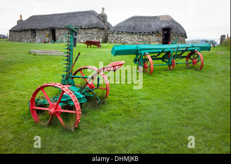Landmaschinen im Musée Kilmuir Follk auf Skye UK Stockfoto