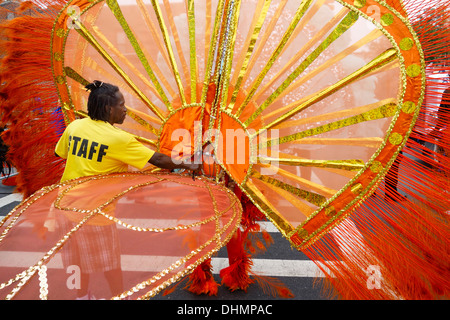 Westindische Tagesparade Brooklyn New York Stockfoto