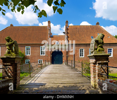 Burg Hinta, Hinte, Ost-Friesland, Deutschland Stockfoto