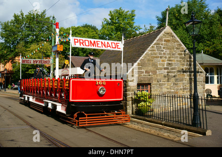 Straßenbahnen an chrich Straßenbahn, Derbyshire Stockfoto