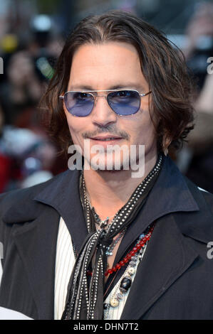 Johnny Depp bei der Premiere von dunklen Schatten im Reich, Leicester Square, London, England-09.05.12 wo: London, Vereinigtes Königreich bei: 9. Mai 2012 Stockfoto