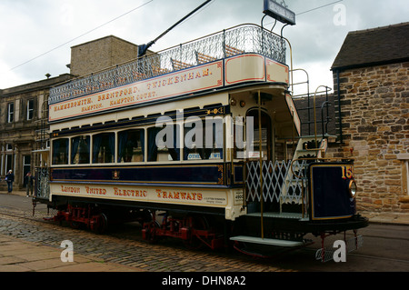 Straßenbahnen an chrich Straßenbahn, Derbyshire Stockfoto