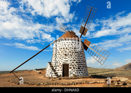 Windmühle auf Kanaren Stockfoto