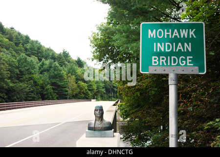 Mohawk Indian zu überbrücken Stockfoto